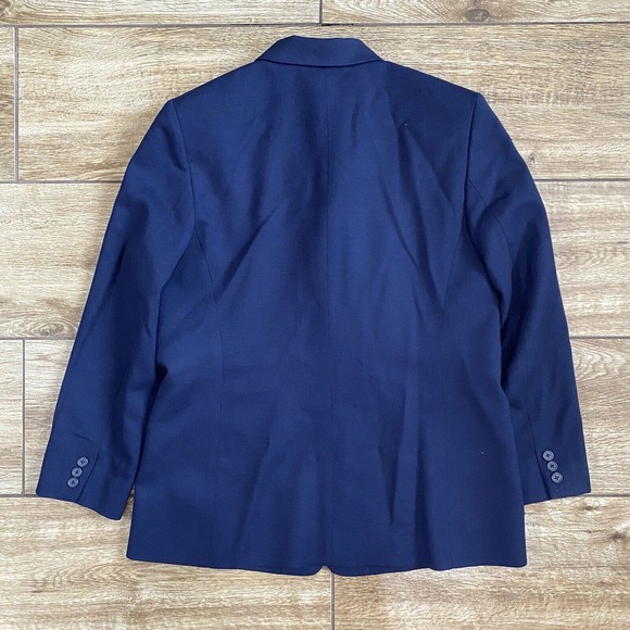 Vintage Virgin Wool Blazer Size 14 - Picture 3 of 9